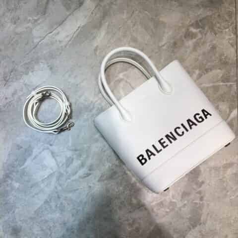 Balenciaga巴黎世家进口小牛皮Ville手提斜挎包180086