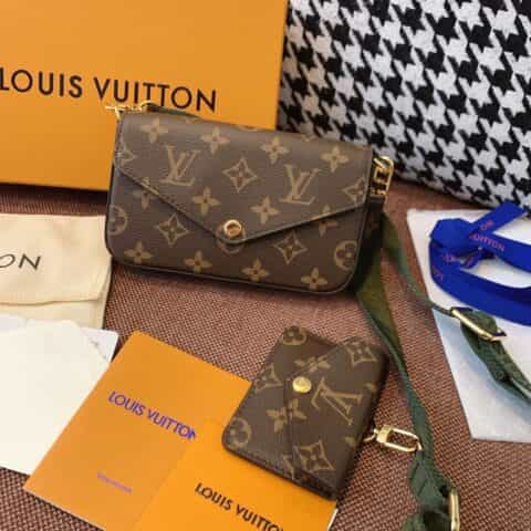 Louis Vuitton LV Félicie Strap & Go 三合一斜挎包 M80091