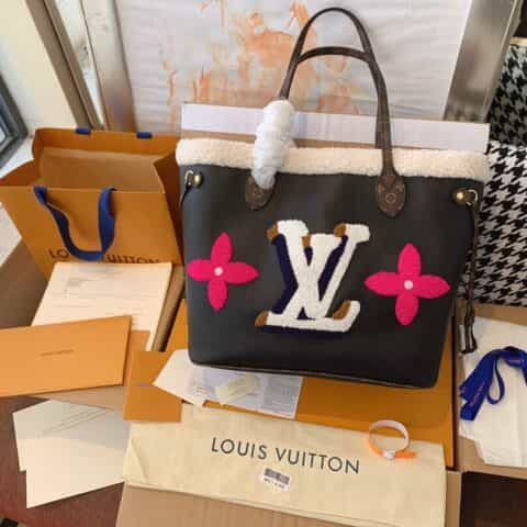 Louis Vuitton LV Neverfull MM 购物袋 M56960