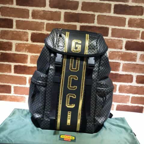 Gucci双肩背包 Gucci-Dapper Dan联名系列背包536413