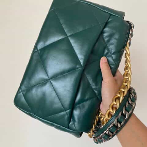 Chanel 19 Flap Bag AS1160 AS1161 森林绿