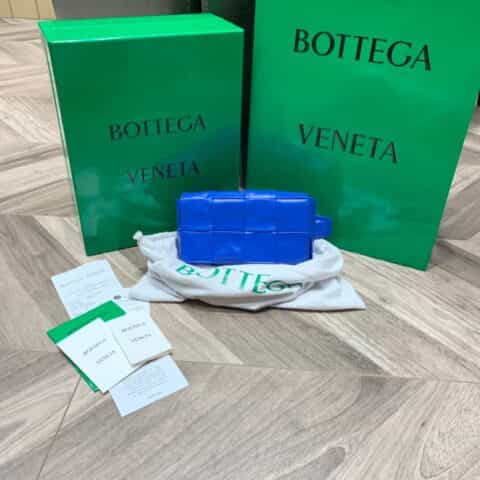Bottega Veneta葆蝶家 Cassttte四格 651053油蜡皮钴蓝色