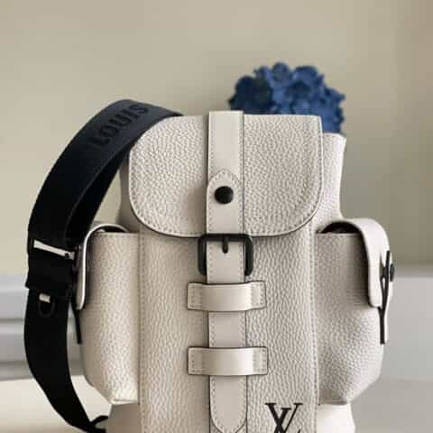 Louis Vuitton LV Christopher XS 单肩包 M58493白色