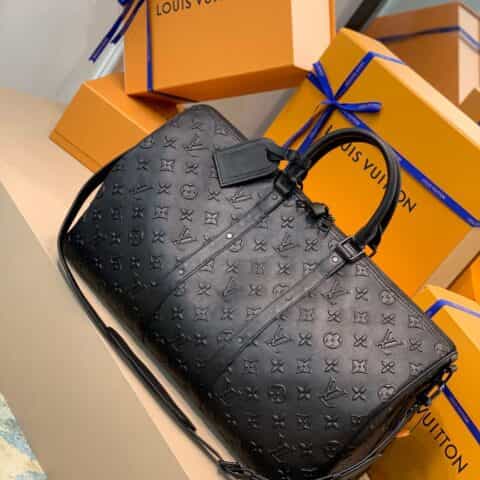 Louis Vuitton LV Keepall Bandoulière 50 旅行袋 M57963黑色