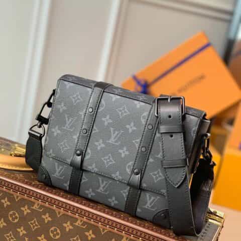 Louis Vuitton LV Trunk Messenger bag M45727黑色