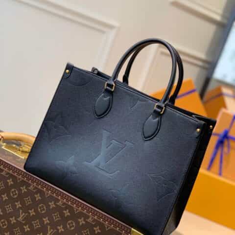 Louis Vuitton LV Onthego MM tote bag M45595黑色