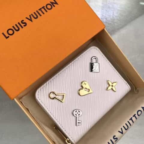Louis Vuitton LV Love Lock 系列特别款拉链零钱包 M63994