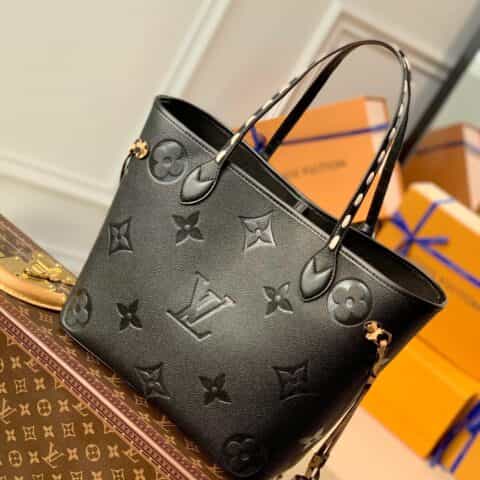 Louis Vuitton LV Neverfull MM tote M45856黑色