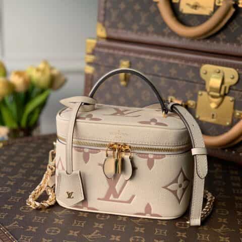 Louis Vuitton LV Vanity PM 化妆包 M45599奶白色
