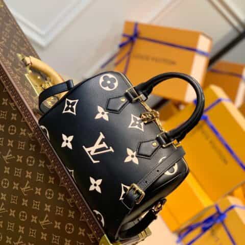 Louis Vuitton LV Speedy Bandoulière 25 handbag M58947黑色