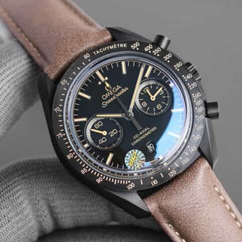 Omega 欧米茄 超霸系列月之暗面 跑秒计时机械男表 搭载性能稳定的原版9300自动机芯腕表