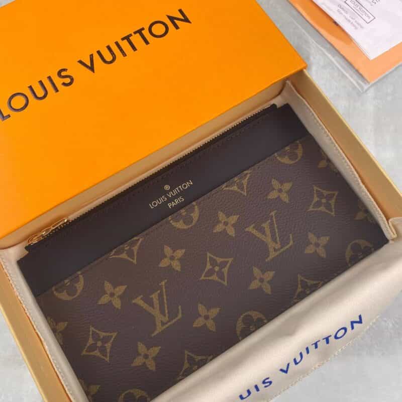 Shop Louis Vuitton Slim purse (M80348, M80390) by SolidConnection