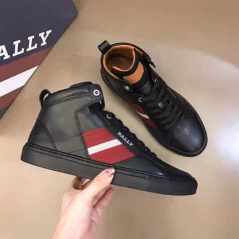 BALLY巴利   采用原厂牛皮面拼接印花pvc 鞋面B家原单男士中邦运动鞋
