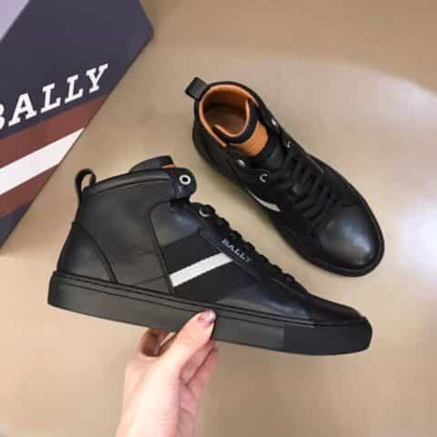 BALLY巴利   采用原厂牛皮面拼接印花pvc 鞋面B家原单男士中邦运动鞋