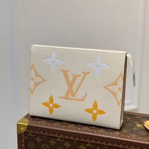Louis Vuitton LV Toiletry Pouch 26 盥洗袋 M80504香草黄