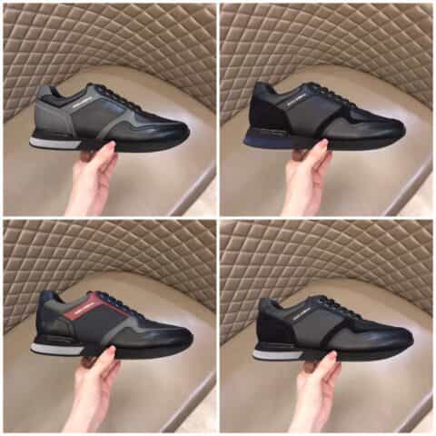 D&G杜嘉班纳   牛皮材质撞色拼接透气网面新品奢潮运动鞋