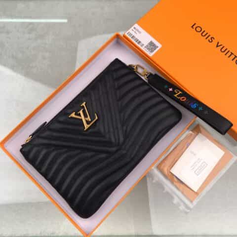 Louis Vuitton LV New Wave 拉链手拿包 M63943