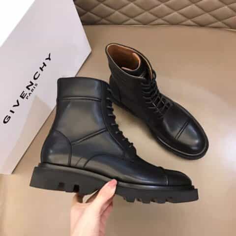 Givenchy纪梵希   Combat系带圆头及踝靴男士高端鞋履