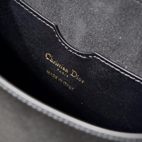 Dior Oblique印花刺绣肩带大号Bobby马鞍包 M9320黑色