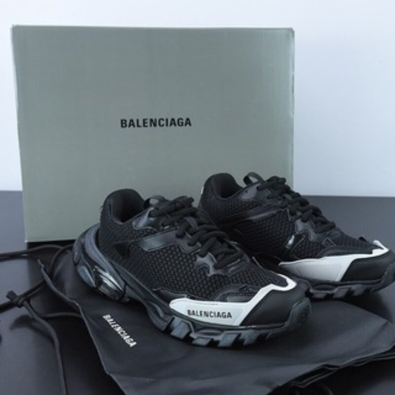 H00G6 纯原代购版本巴黎世家/Balenciaga 巴黎世家3.0老爹鞋      黑白 货号：700875W3RF19169