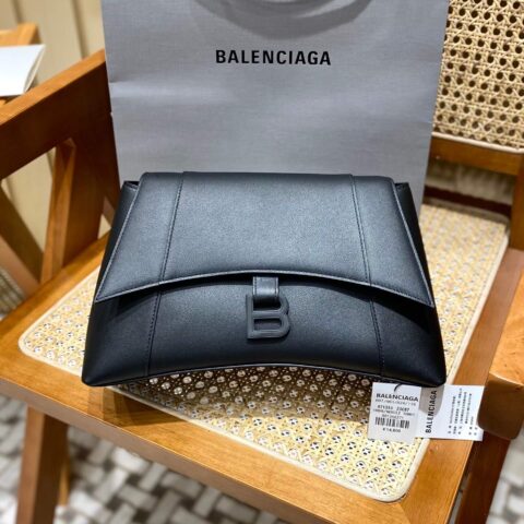 Balenciaga Downtown 29CM BAG 671353黑色/黑扣