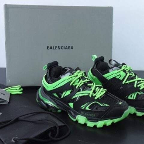 巴黎世家/Balenciaga 巴黎世家3.0低帮老爹鞋  黑绿货号：542436W3RL11035