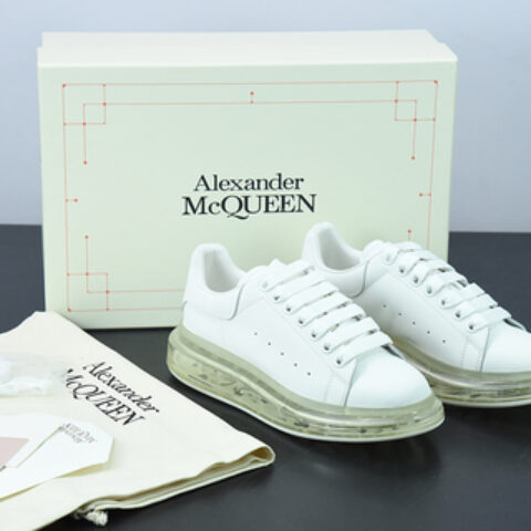 亚历山大·麦昆Alexander McQueen Air Cushion Sneaker低帮时装厚底休闲气垫运动小白鞋
