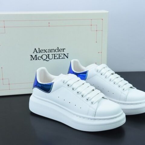 Alexander McQueen 麦坤亚历山大·麦昆 Sole Leather Sneakers低帮时装厚底休闲运动小白鞋