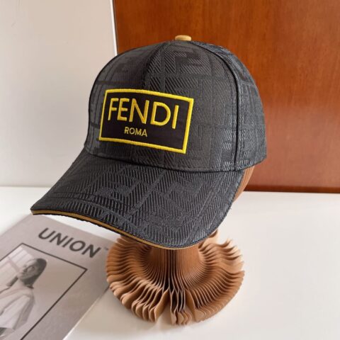FENDI芬迪2023专柜新款简约棒球帽