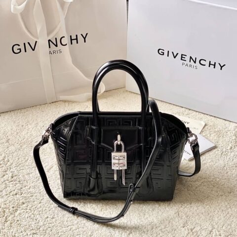 Givenchy纪梵希法国原厂牛皮压纹手提包3c0114