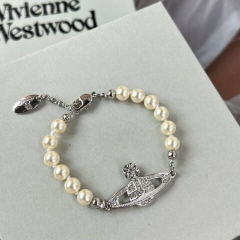 新款☑️ Vivienne Westwood西太后满钻土星珍珠项链手链