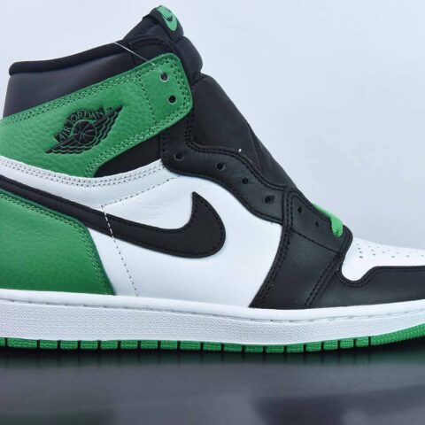 Air Jordan 1 High OG Lucky Green 黑绿脚趾 复古高帮篮球鞋 白绿黑  货号:DZ5485-031