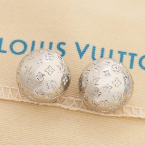 Louis Vuitton 路易威登LV圆球老花字母耳钉耳环