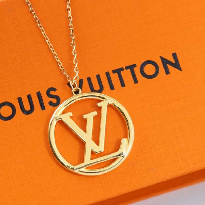 Louis Vuitton 路易威登LV字母圆形项链