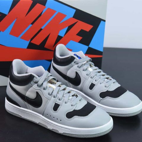 Nike Mac Attack QS"Light Smoke Grey/Black/White"系列中帮复古百搭休闲运动网球板鞋“OG烟灰黑白”FB8938-001