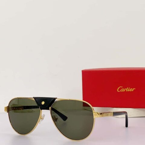 Cartier卡地亚金属板材太阳眼镜