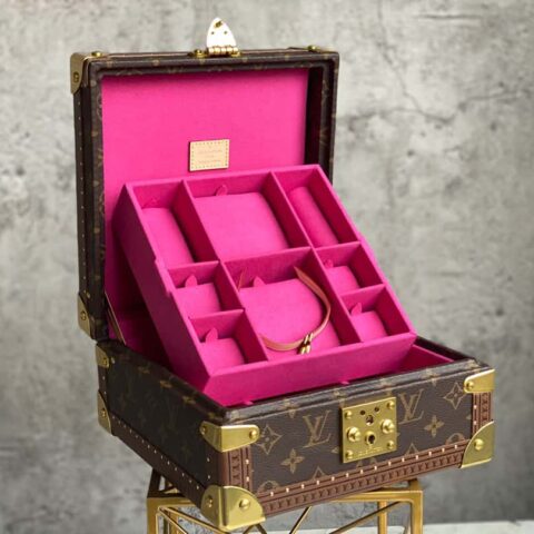 M20040梅红 珠宝盒 盒子系列 COFFRET JOAILLERIE 珠宝箱