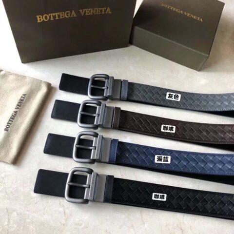 Bottega Veneta 葆蝶家 经典编织 可剪裁调式腰带 3.5MM