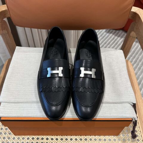 Hermès H家经典乐福鞋