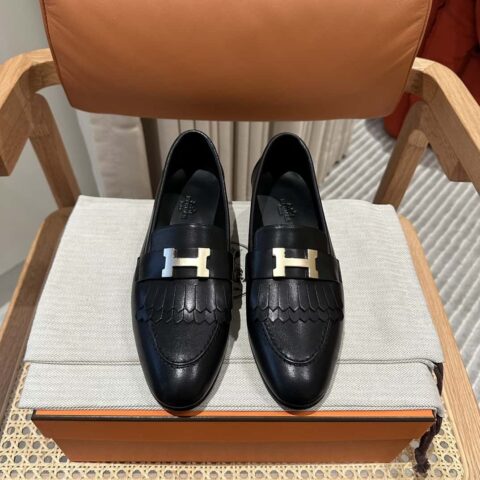 Hermès H家经典乐福鞋