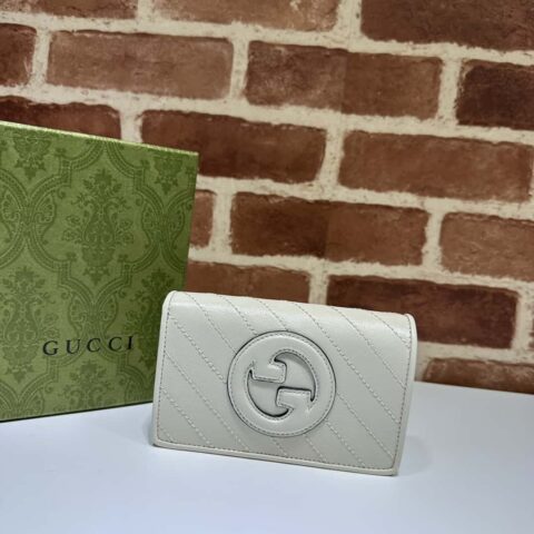 Gucci Blondie系列钱包 760336白色