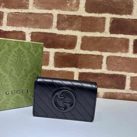 Gucci Blondie系列钱包 760336克色
