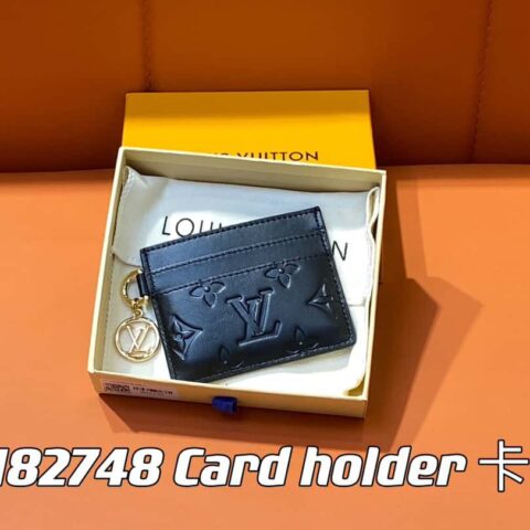 【原单精品】M82748黑色全皮卡包钱包系列 Card holder 卡包