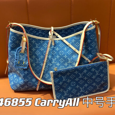 CARRYALL MM 手袋 M46855 蓝色 (丹宁牛仔)  CarryAll 中号手袋