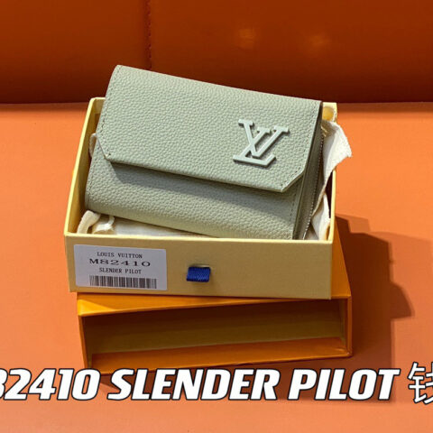 【原单精品】M82410灰绿 全皮钱包系列 M81740 SLENDER PILOT 钱夹