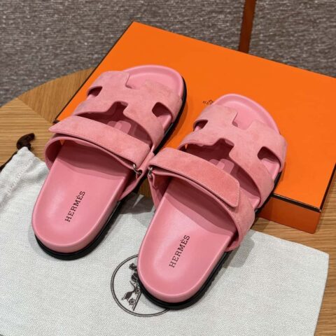 Hermès 225 CHYPRE SANDAL 老舅鞋 桃粉色/Peach pink